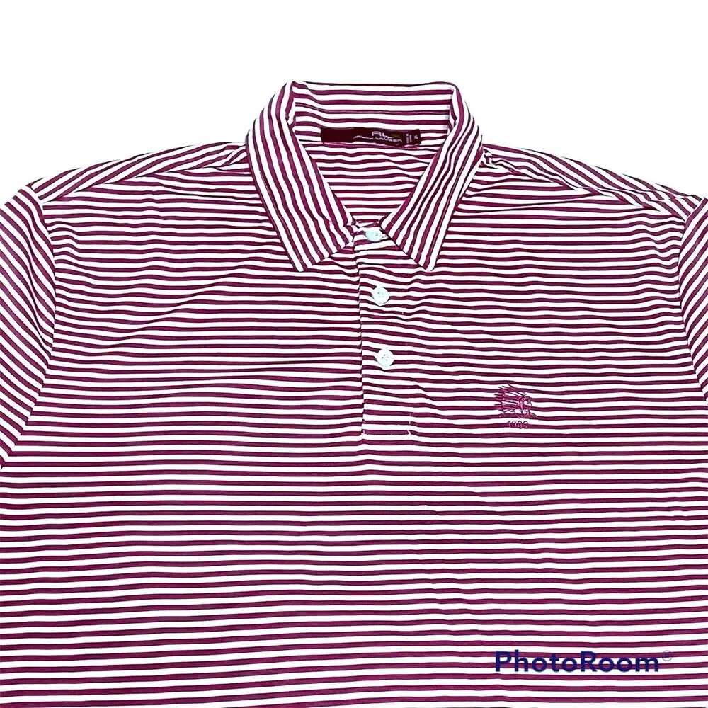 RALPH LAUREN RLX Golf Polo Shirt Purple Lavender XL Algonquin Golf Club 1903